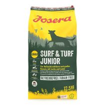 4032254773931_Hund_Josera_Nature_SurfTurf_Junior_12,5kg_frontal S visokokvalitetnim proteinima iz janjetine i lososa, naša nova Josera Surf & Turf Junior nudi psima u razvoju zdrav i ukusan jelovnik za svaki dan. Sadrži sve važne hranjive tvari koje su vam potrebne za zdrav rast.