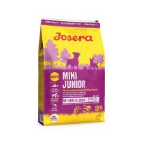 4032254775539_Hund_Josera_Mini_MiniJunior_10kg_sideview_left Suha hrana za male pse s patkom i lososom, bez glutena.
