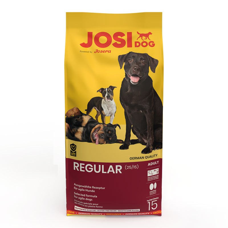 4032254770695_Hund_JosiDog_Regular_15kg_frontal JosiDog Regular 15 kg suha hrana za odrasle pse