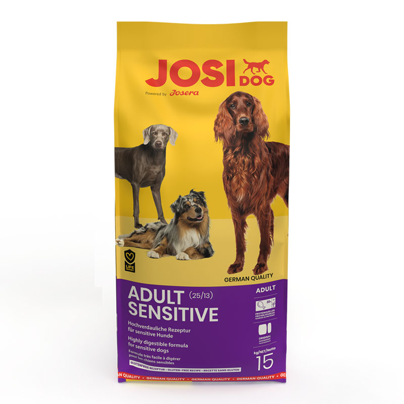 4032254770718_Hund_JosiDog_Adult_Sensitive_15kg_frontal JosiDog Adult Sensitive suha hrana za osjetljive pse