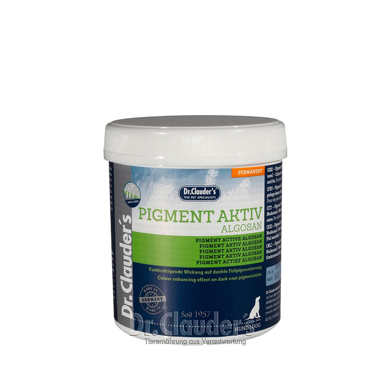 Dr. Clauders Pigment aktiv algosan – peleti s algama za pigmentaciju pasa