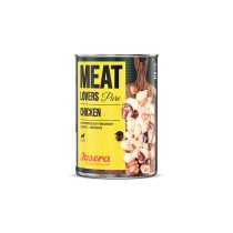 Josera_Meatlovers_Pure_Chicken_400g Josera Meat Lovers mokra hrana za pse. Ukusna i sočna monoproteinska konzerva za pse Super Premium kvalitete.